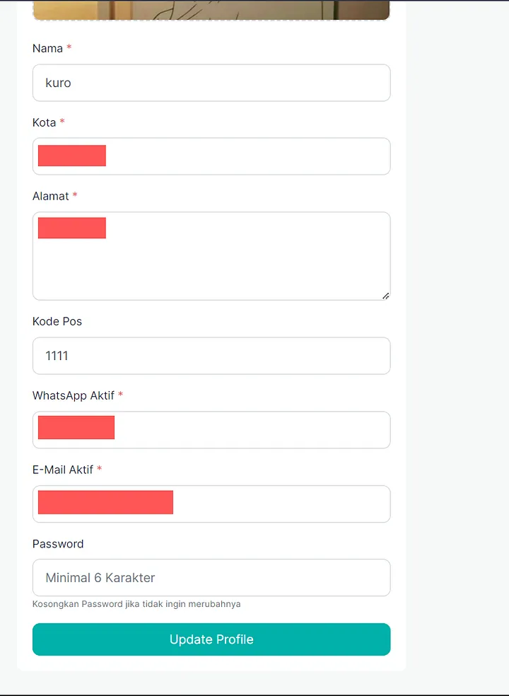 User Dashboard