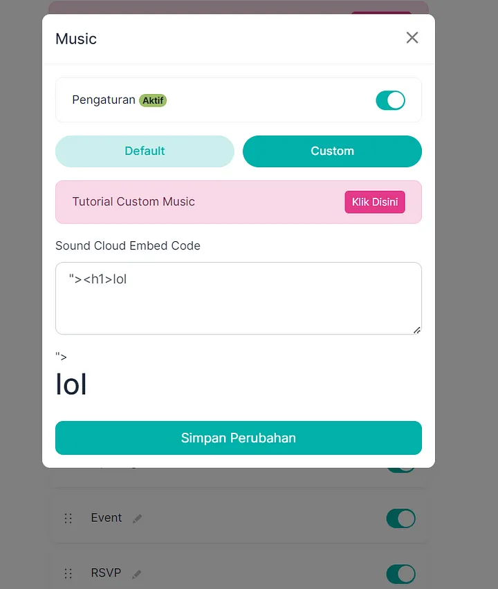 Invitation Creation