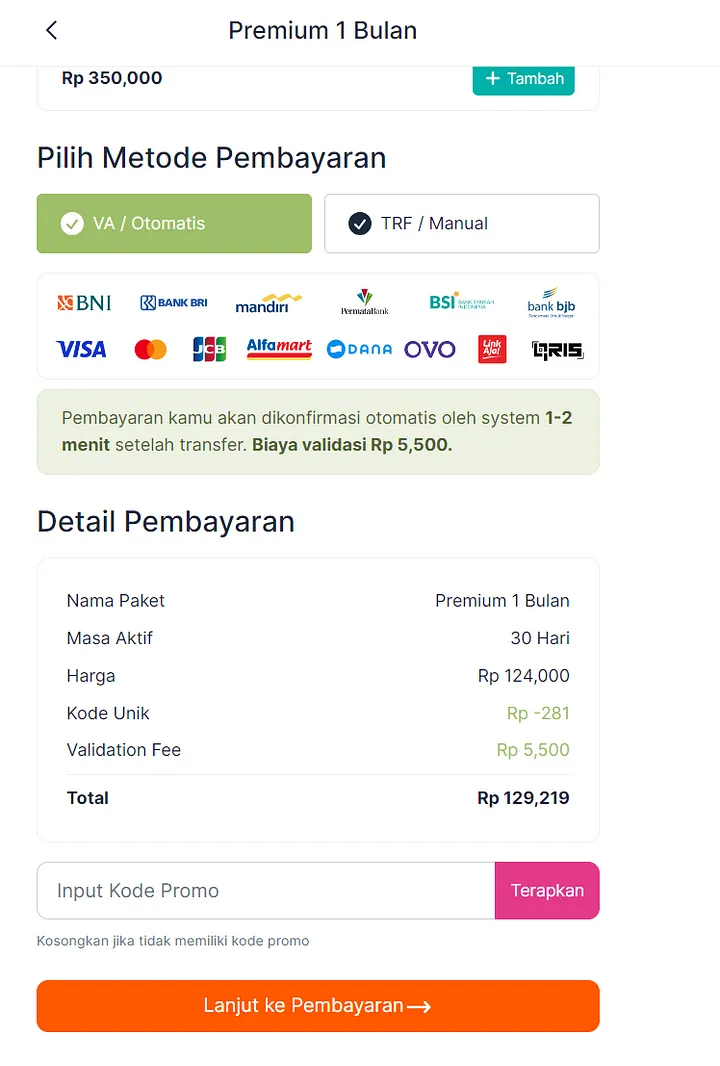 Pricing Page