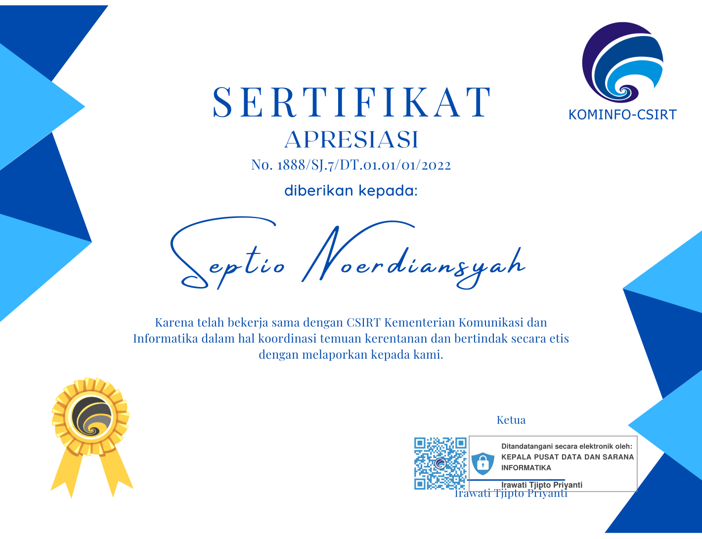 CNSP Certificate