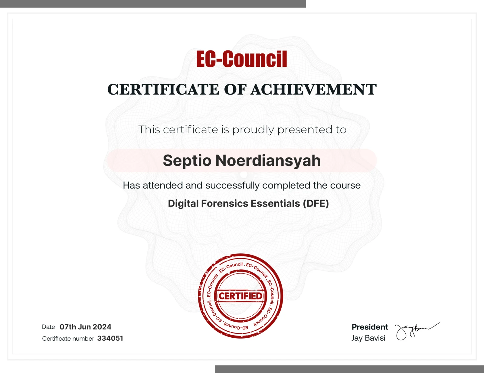 Digital Forensics Essentials (DFE) — EC Council