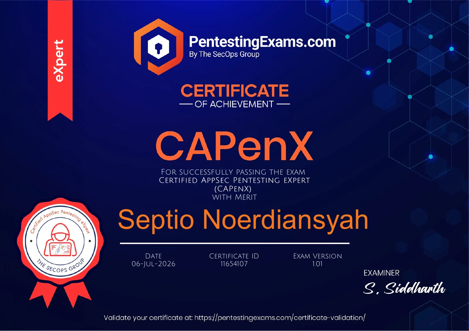 Certified AppSec Pentesting eXpert (CAPenX) — The SecOps Group