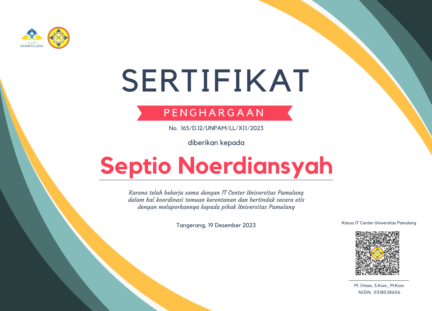 CNSP Certificate